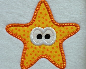 applique patch starfish
