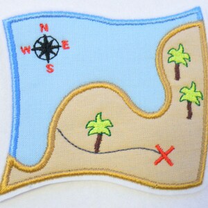Patch appliqué "Carte au trésor"