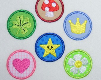 Aufnäher Patch Button