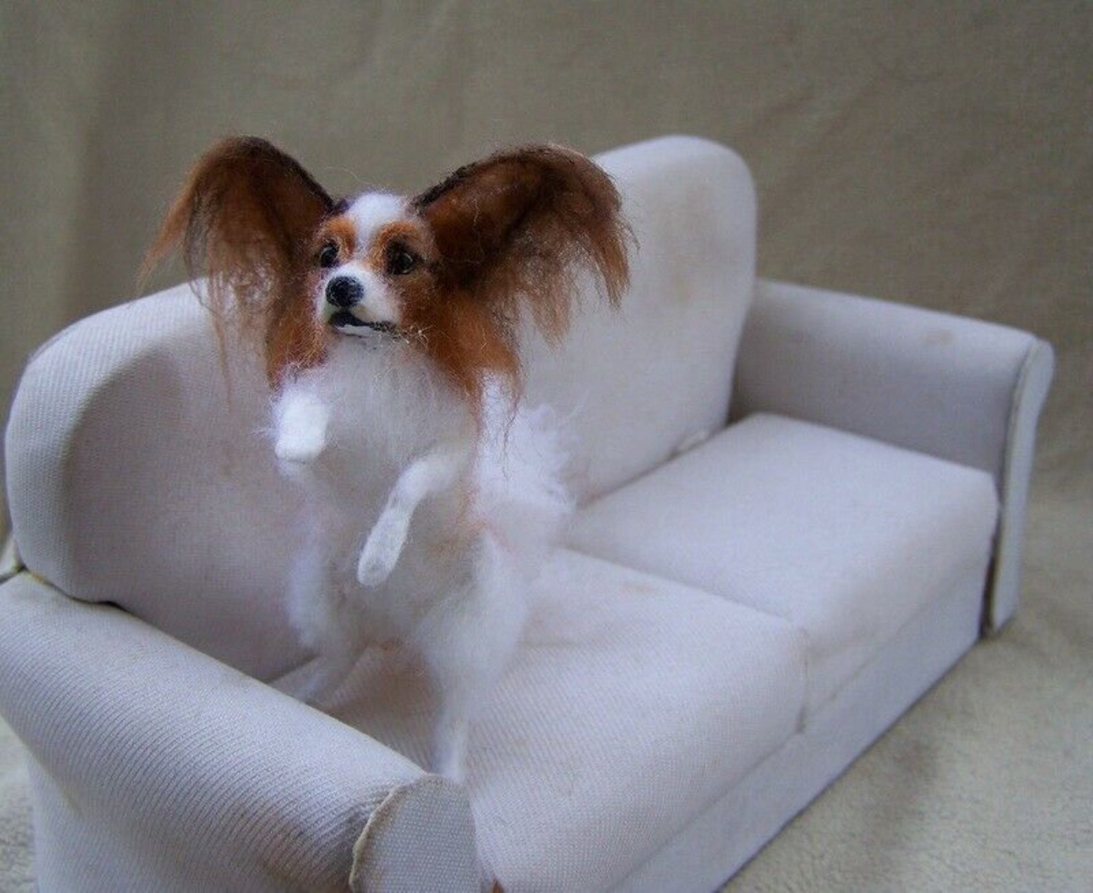 OBJET DECORATIF,4--Figurine Miniature de chien carlin, 1 pièce, modèle