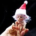 MADE TO ORDER Ooak Little Snowflake Elf on the Sleigh Blue Eyed by