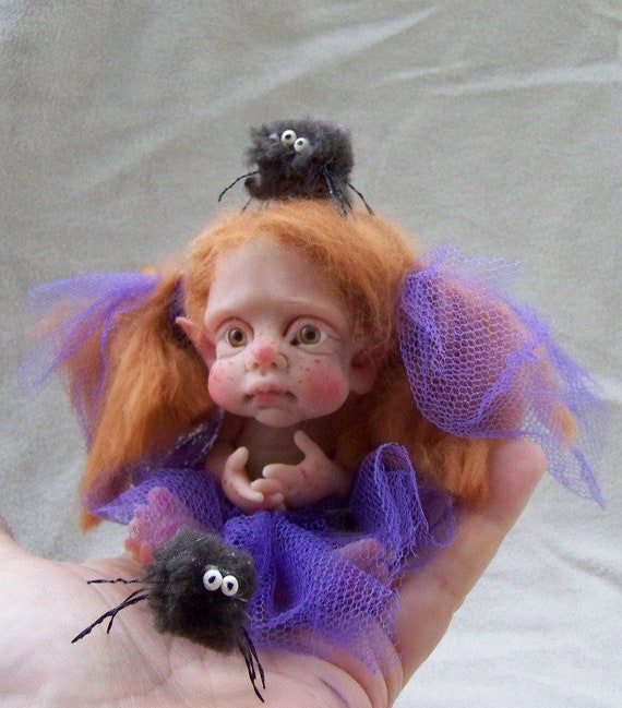 MADE TO ORDER Ooak Ginger Witch Baby Girl by Malga - Etsy