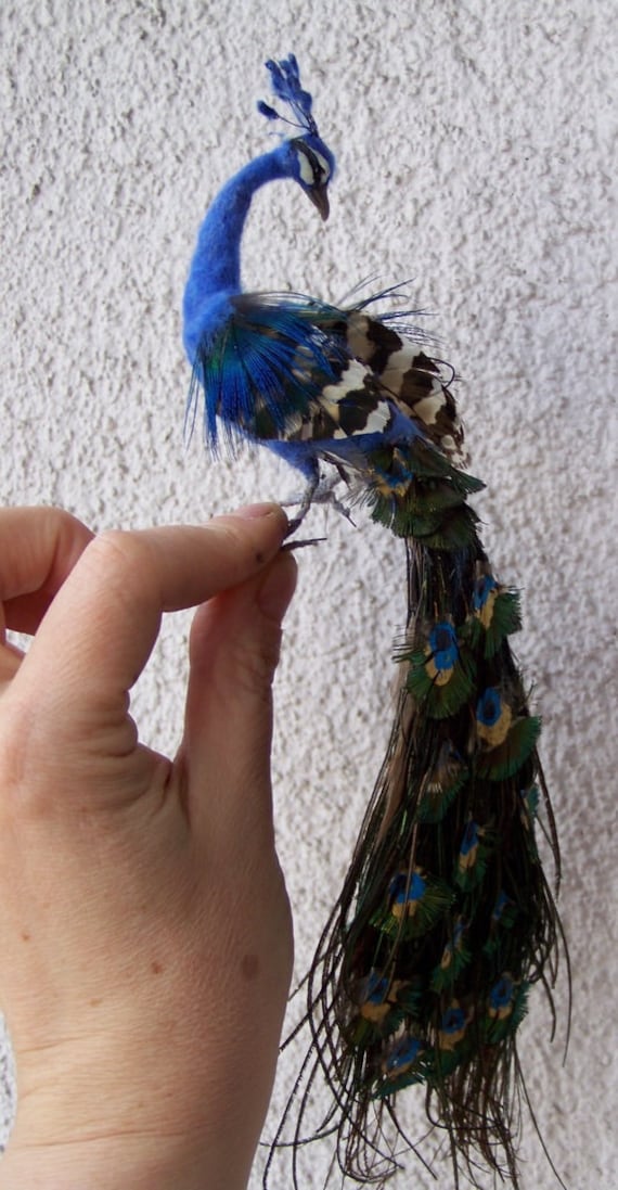 MADE TO ORDER Dollhouse Miniature 1/12 Scale Peacock Tail Down by Malga -  Etsy Israel