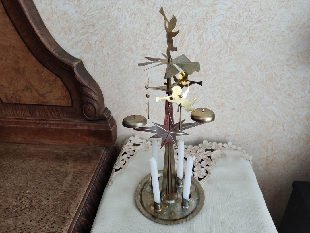 Vintage Swedish Angel Chimes & Party Bells Carousel Brass Etsy Canada