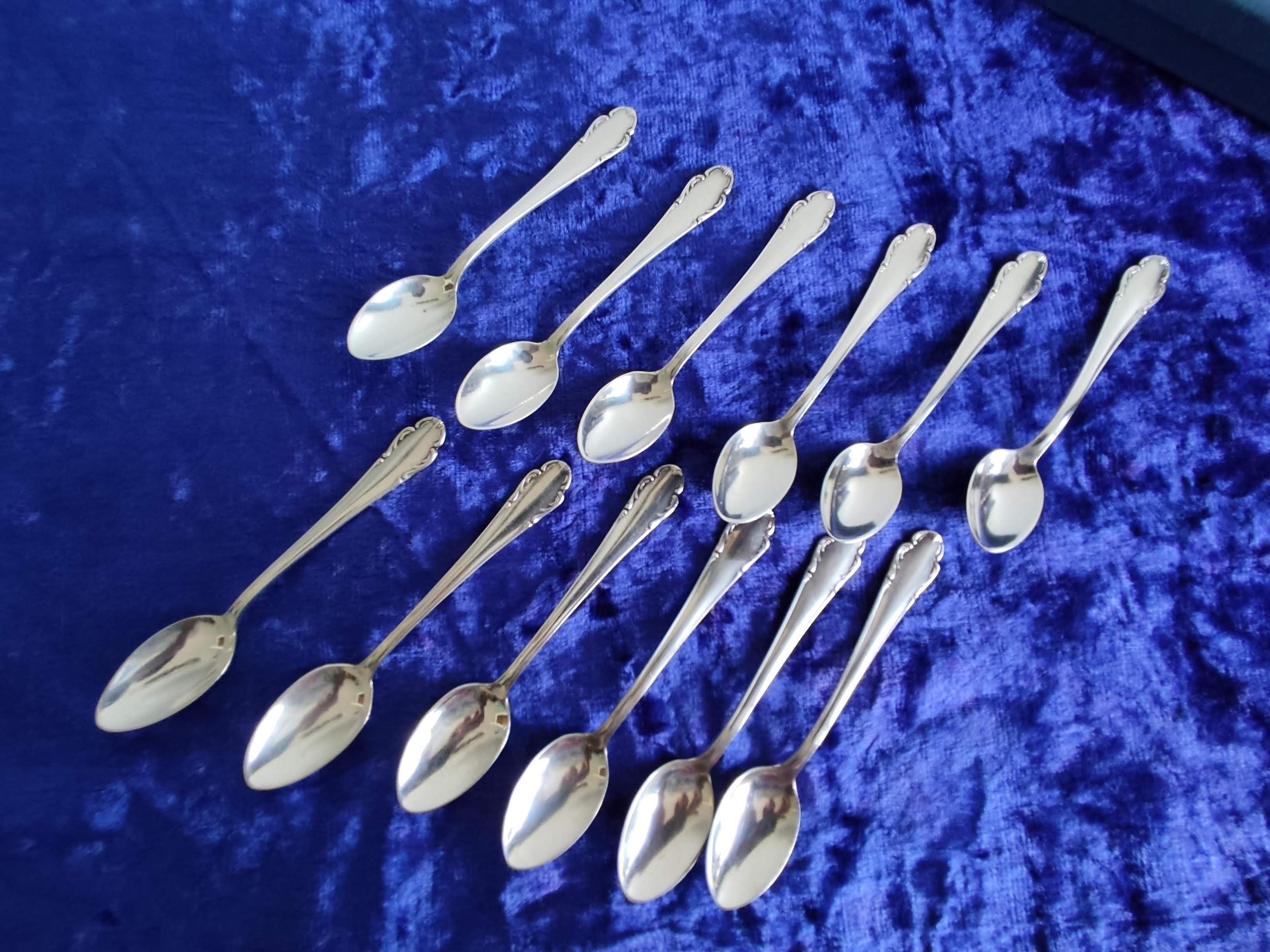 Vintage Set of 12 Coffee Spoons,extra PRIMA NS 60 ALP Haga Sweden