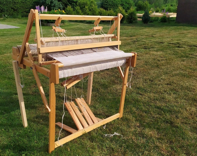 Vintage Large Swedish Weaving Loom Glimakra Anne Göta Vävstol Working