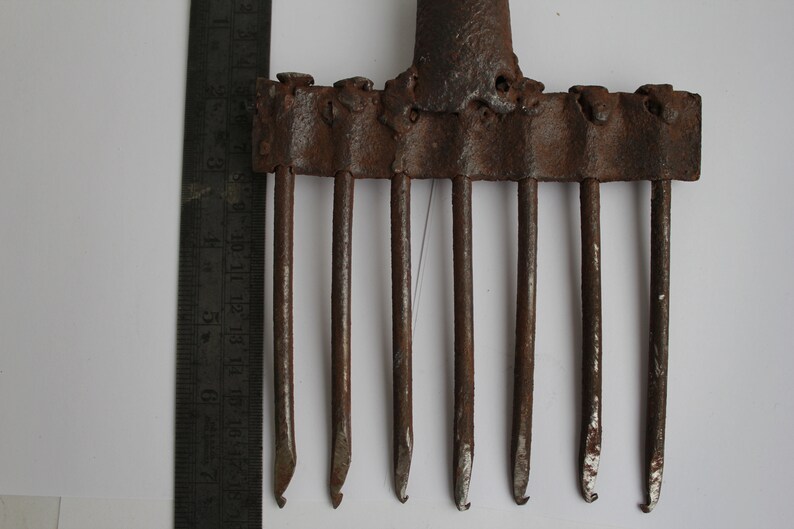 Vintage Rustic handmade fish harpoon gig spear antique