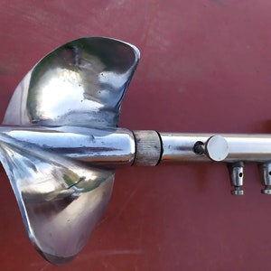 Vintage 1965 USSR river ocean speed  current meter brass measuring instrument.