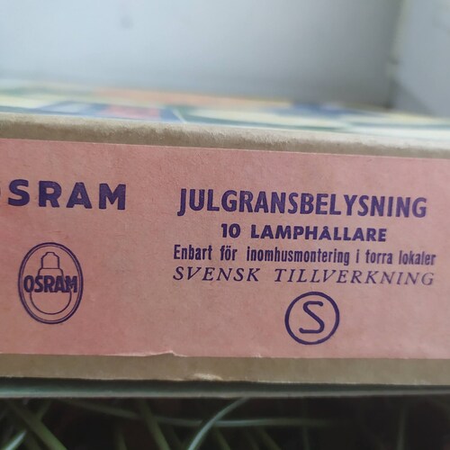 Rare Osram 1950s Vintage German Glass shops Christmas Tree Lights candles in working condition. Glass Candle