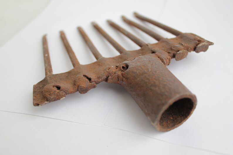 Vintage Rustic handmade fish harpoon gig spear antique