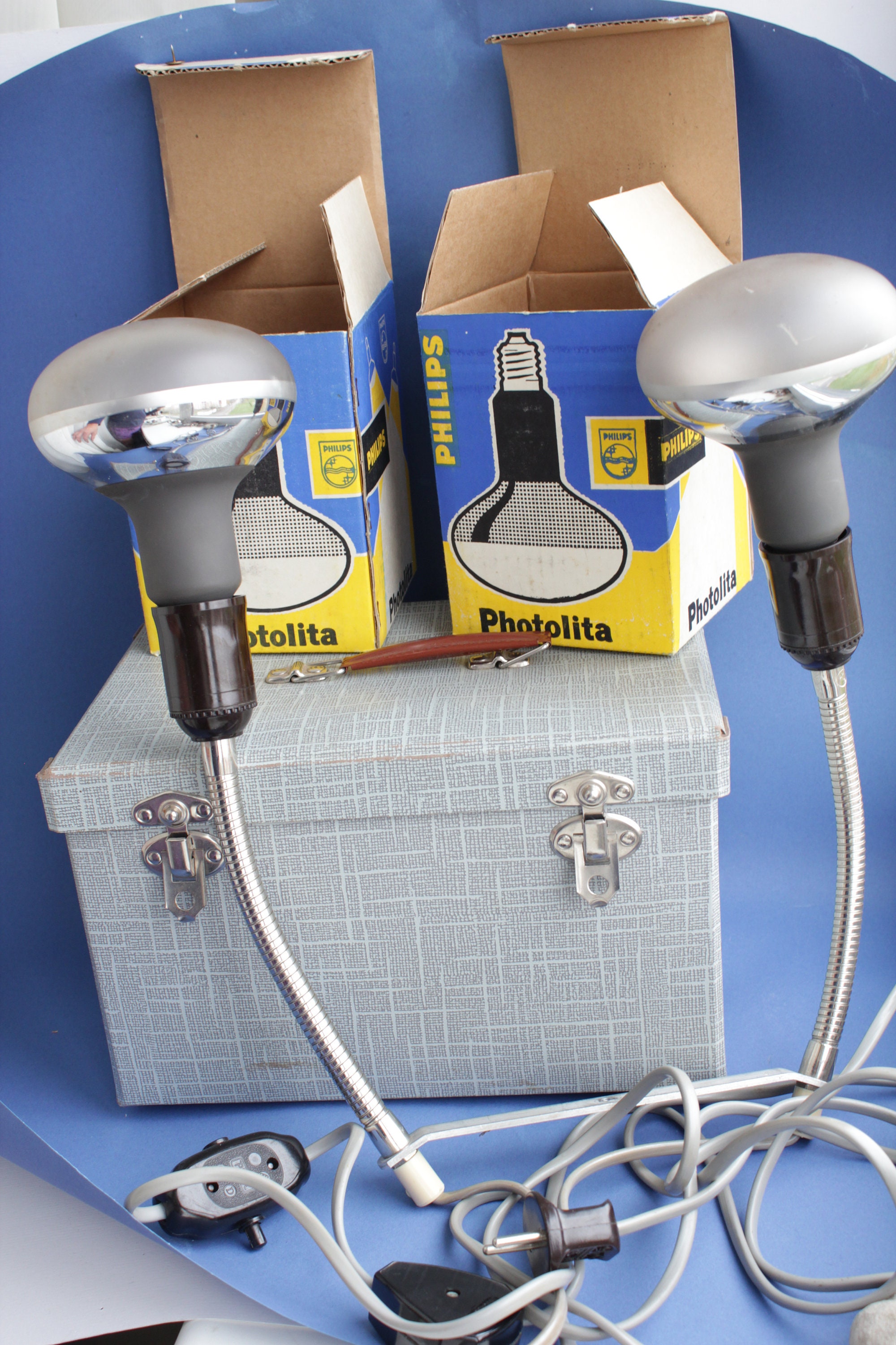 Ampoule Philips PHOTOLITA 500W 220-255V - Pour Projecteur Studio Photo, Ancien Modèle, Neuf Sous Emballage