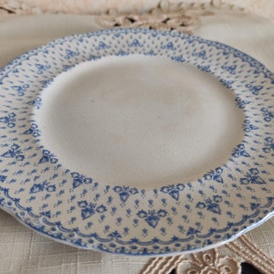 Villeroy & Boch, Mettlach ( since 1748 ) saucer Geschutzt / blue-white 1920s