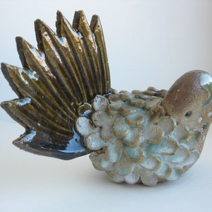 Vintage  Sweden pottery ceramic  Dove Design Curt Magnus Addin