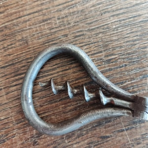 Antique  Folding Pocket Corcscrew Steel England 1850’s Wine Bottle Opener