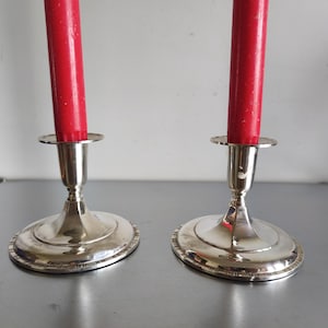 Sterling Weighted Candlestick - Etsy