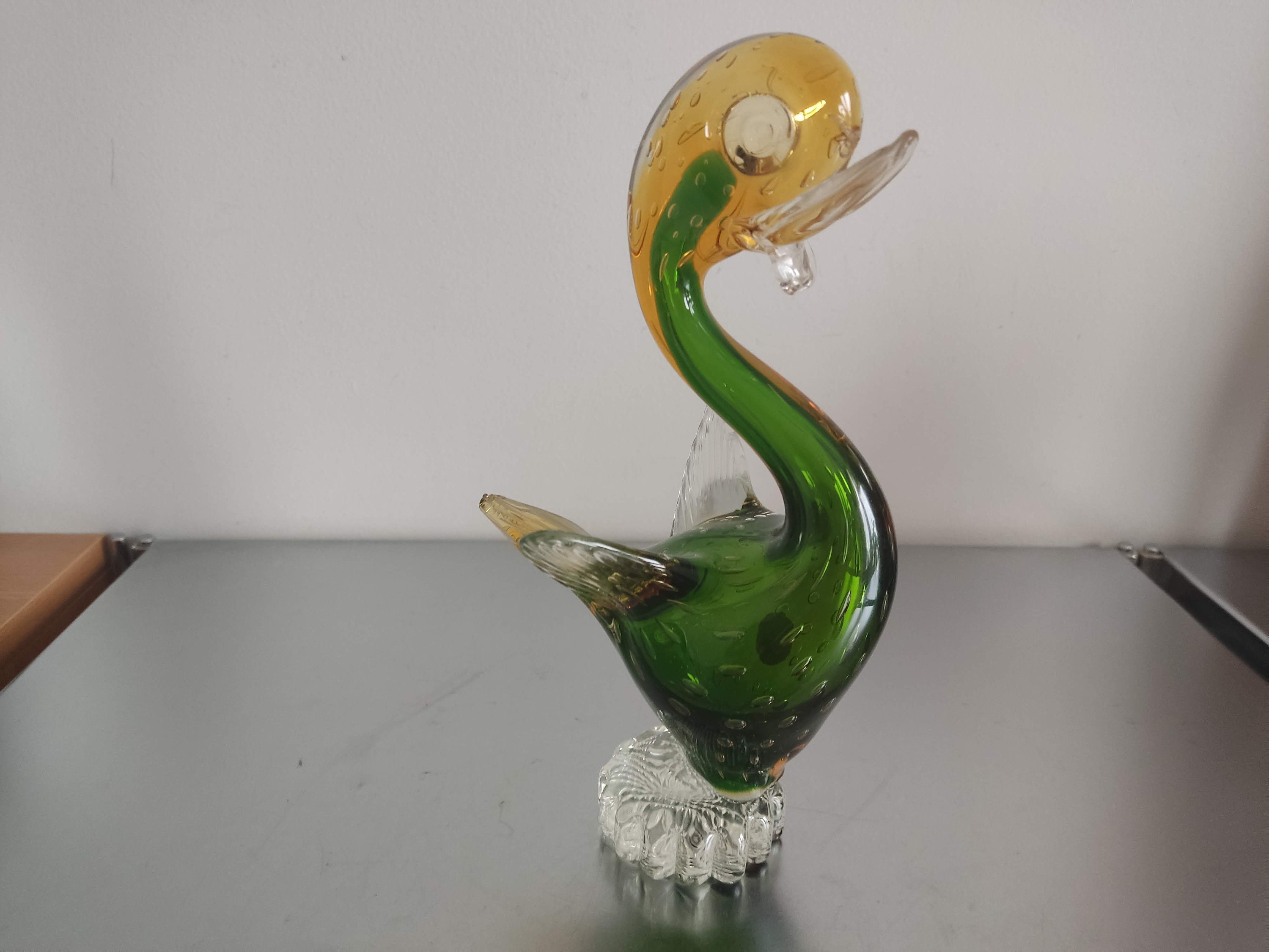 Italian glass swan - Etsy 日本