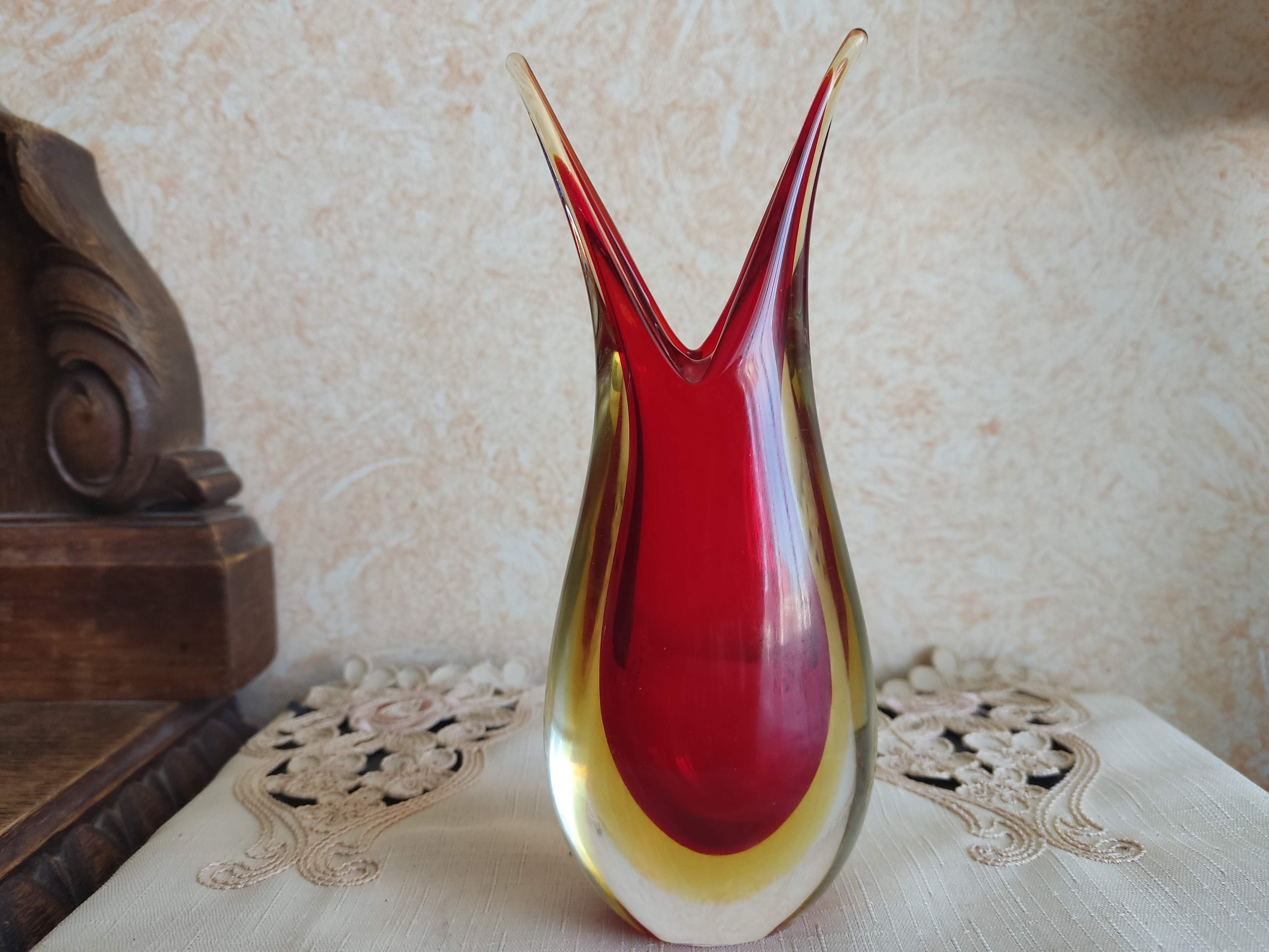 「Seguso Murano」黒いガラス製　置物 Seguso art glass - Etsy 日本