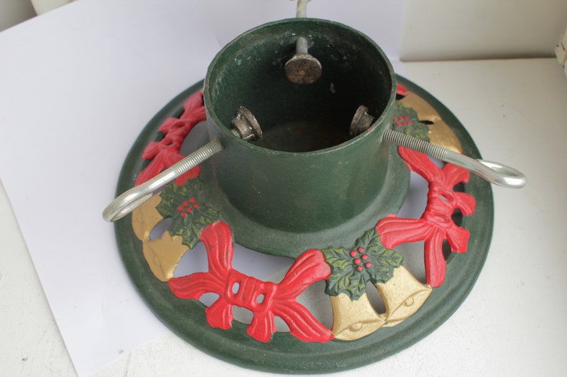 Vintage German Cast Iron Christmas Tree Stand
