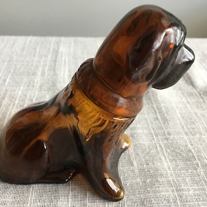 Vintage Avon &#39;Wild Country&#39; (dog) St.Bernard after shave perfume/scent bottle Empty