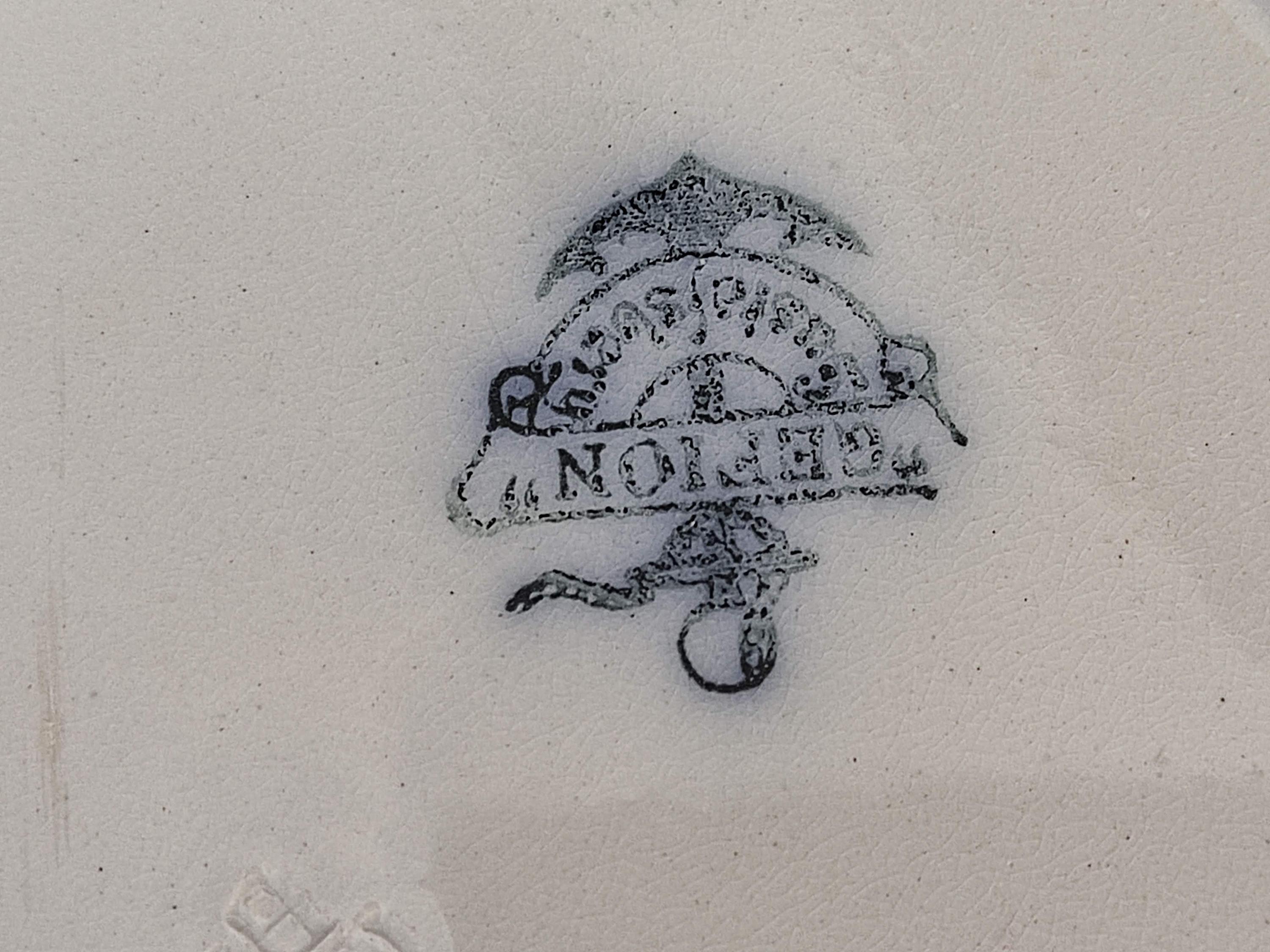 アンティーク 1920 年代 スウェーデン グスタフスベリ 磁器皿 / GEFION