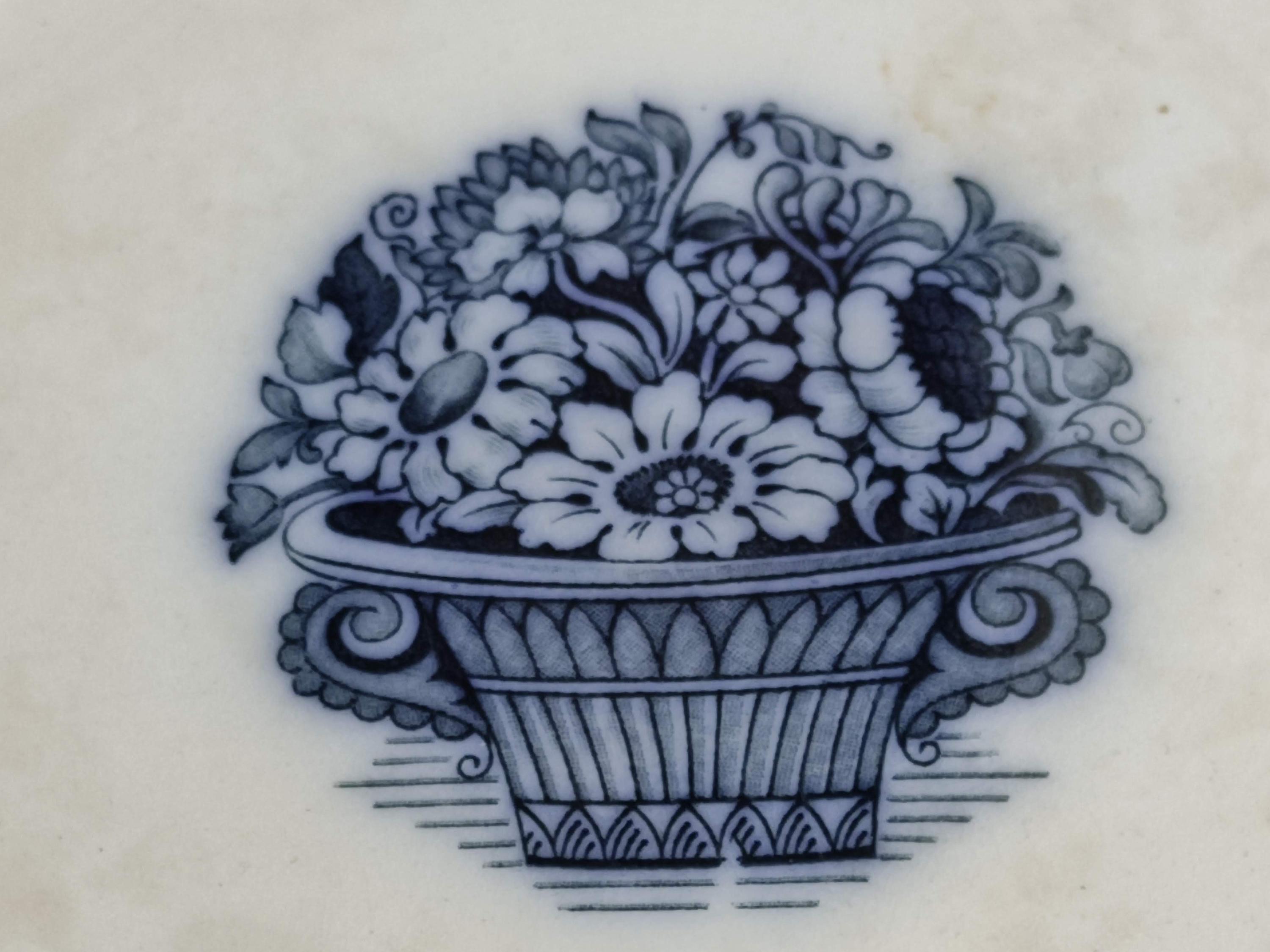 アンティーク 1920 年代 スウェーデン グスタフスベリ 磁器皿 / GEFION