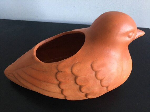 スウェーデンのヴィンテージ手作り鳥の置物アート陶器花瓶鳩 - Etsy 日本