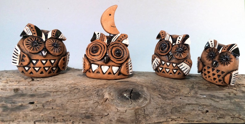 home Art ceramic Art sculpture Figurative sculpture Teacher gift Ceramic sculpture Ceramic owl Owl lovers Owl sculpture Little Owl