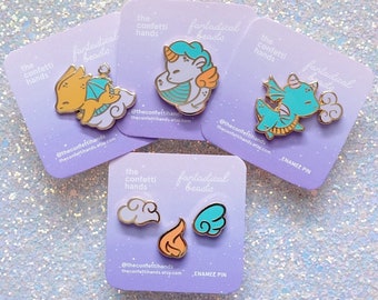 Fantastical Beasts Enamel Pins