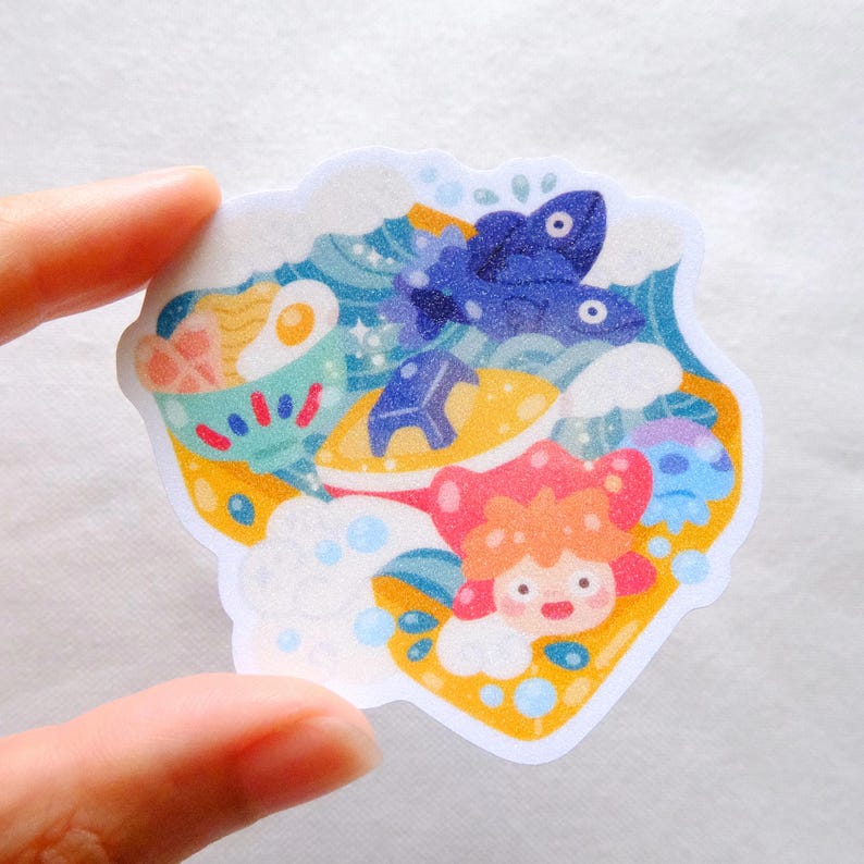 Adesivos do Studio Ghibli Ponyo