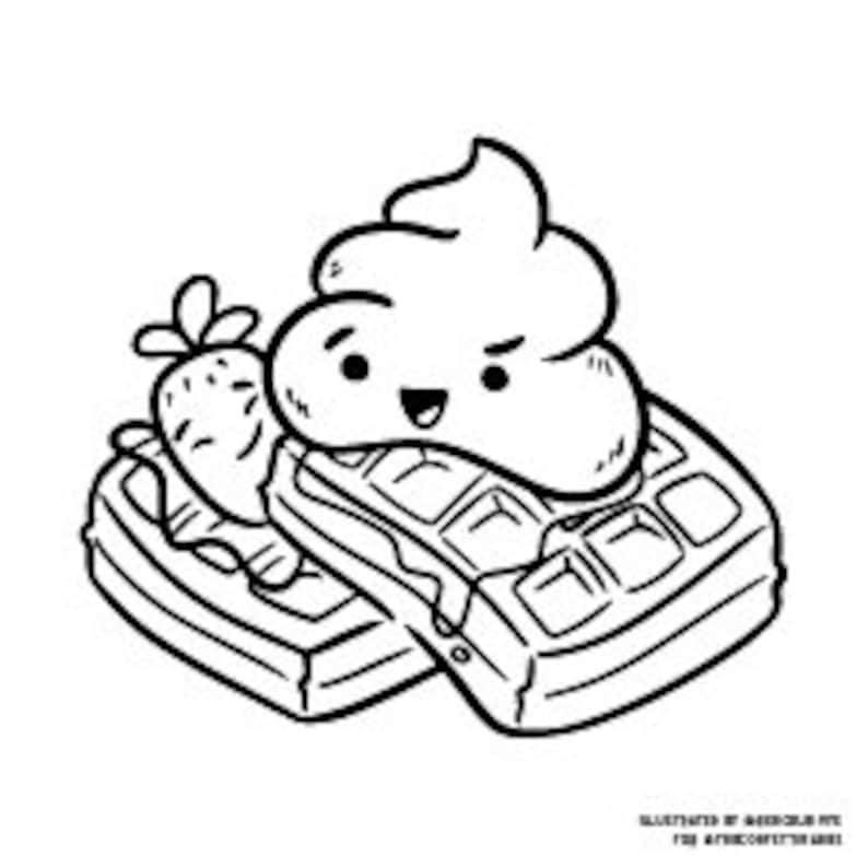 Sweet Treats Coloring Sheets Descarga Digital - Etsy España