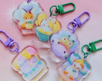 Types of Artists Acrylic Keychain Charms