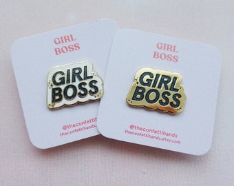 Girl Boss Enamel Pin