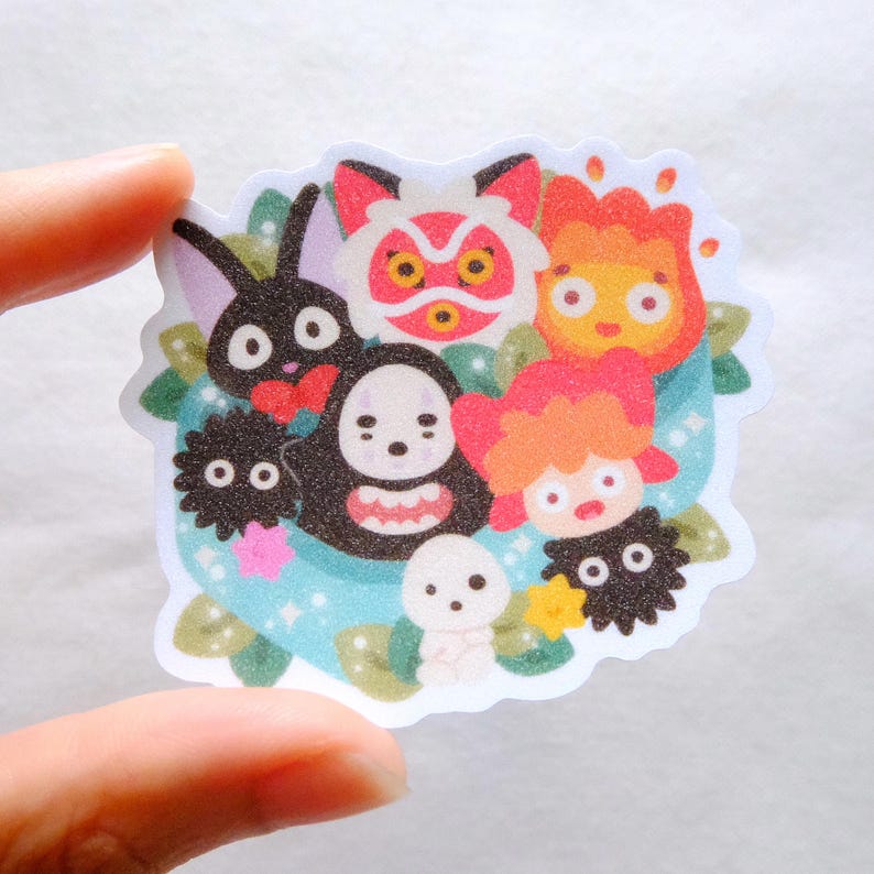 Adesivos do Studio Ghibli Ghibli Family