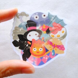 Adesivos do Studio Ghibli Howl's Moving Castle