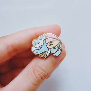 Ice Cream Clouds Enamel Pins Rain