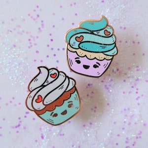 Cupcake Enamel Pins image 1