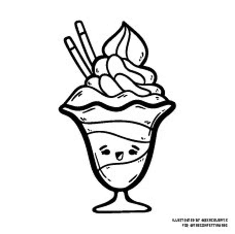 Sweet Treats Colouring Sheets Digital Download - Etsy