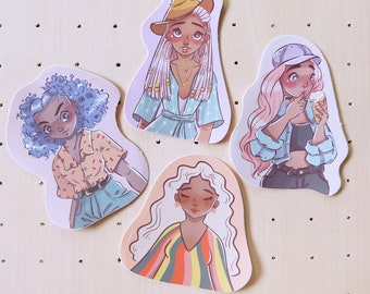 Summer Cuties Cut Out Stickers
