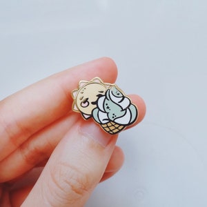 Ice Cream Clouds Enamel Pins Sunshine