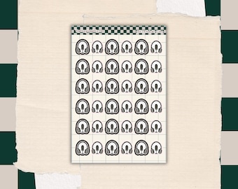 Podcast Icon Journal Stickers | Planner Stickers