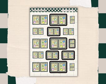 Planner Icon Stickers | Journaling, Organization, Scrapbooking Supplies