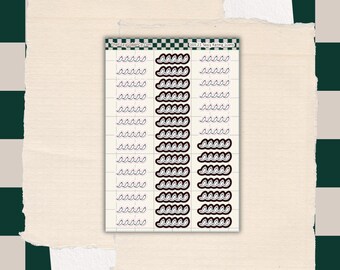 Spicy Icon Journal Stickers | Planner Stickers