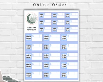 Online Order Tracker | Stickers | StuckOnCreations | F-130