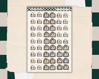 Audiobook Icon Journal Stickers | Planner Stickers