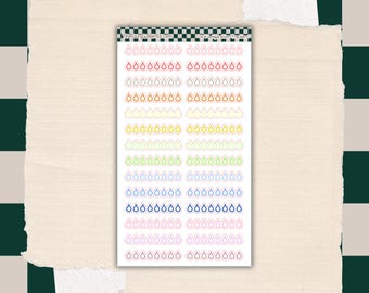 Hydration Tracker Journal Stickers | Planner Stickers