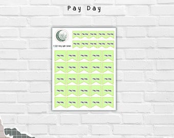 Pay Day Tracker | Stickers | StuckOnCreations | F-129