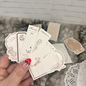 Elegant Floral Ephemera Pack for Planners & Journals - Vintage Flower Stickers, Botanical Paper Embellishments, Scrapbooking Supplies