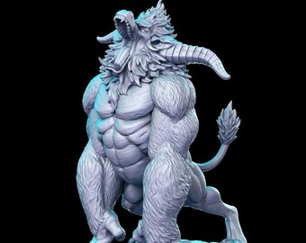 Bullape D&D Resin Printed 32mm / 28mm Miniature Dungeons Dragons Pathfinder RPG RN Estudio