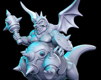 Brantok Mini D&D Resin 32mm / 28mm Miniature Dungeons Dragons Pathfinder Tabletop Display RPG RN Estudio JRPG Vol 3