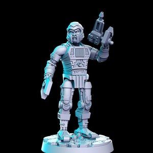 Polydroid Robot Warriors - Wonderful 80s Vol 2 D&D Resin 32mm 28mm Miniature Dungeons Dragons DnD Pathfinder Tabletop Display RPG RN Estudio